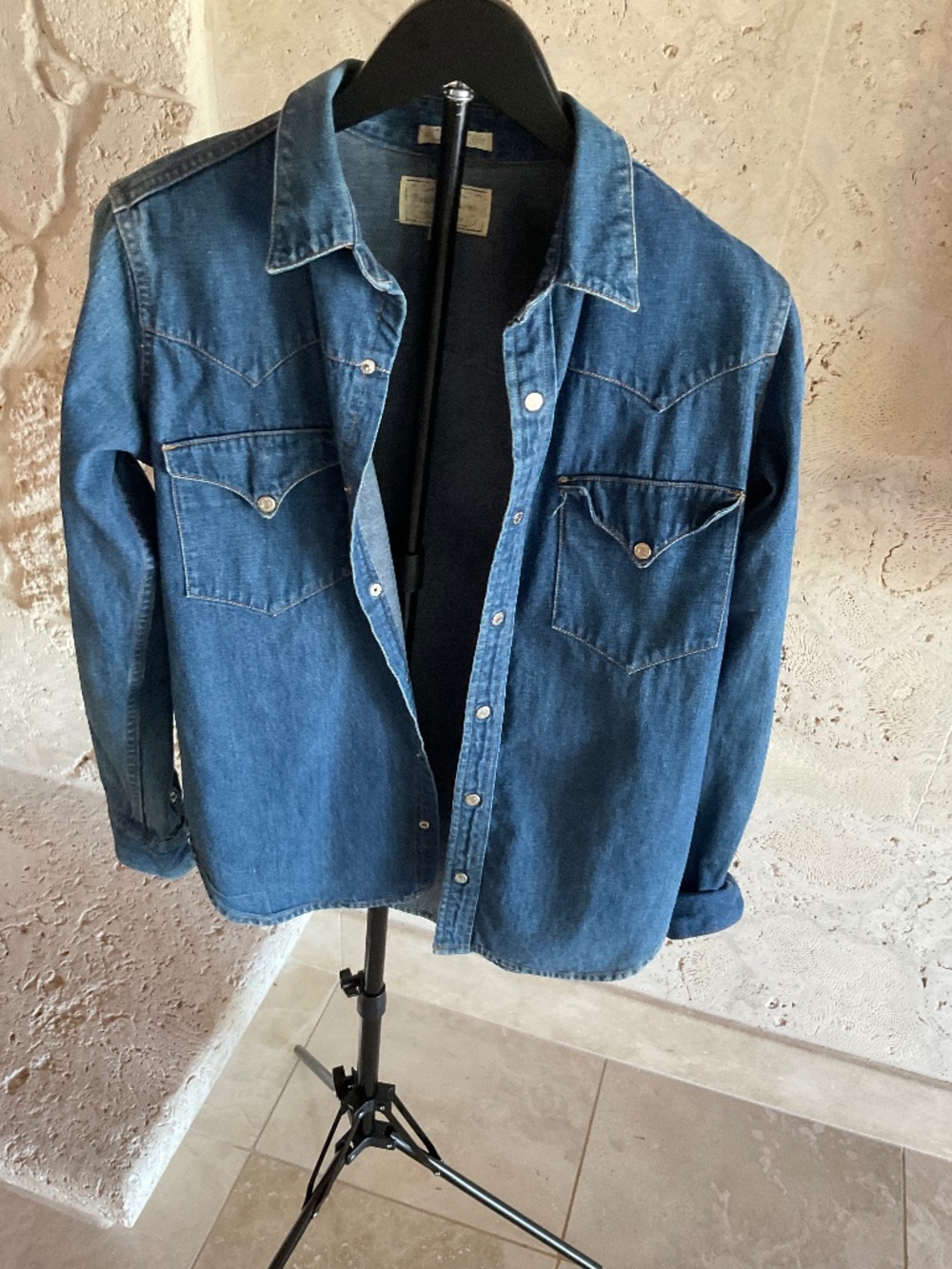 Ralph Lauren Vintage Western Wear Blue Denim shirt